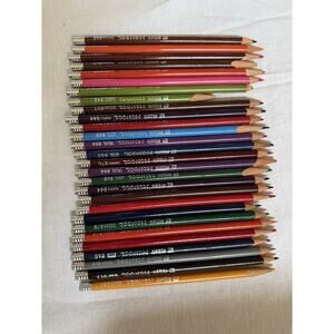 Vintage Berol Eberhard Faber Mongol Colored Pencil Lot 27 Count USA